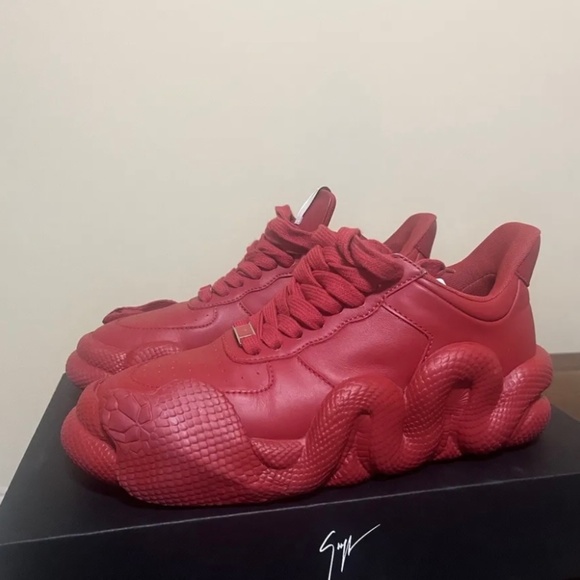 Giuseppe Zanotti Other - Giuseppe Zanotti Red Cobra Sneakers